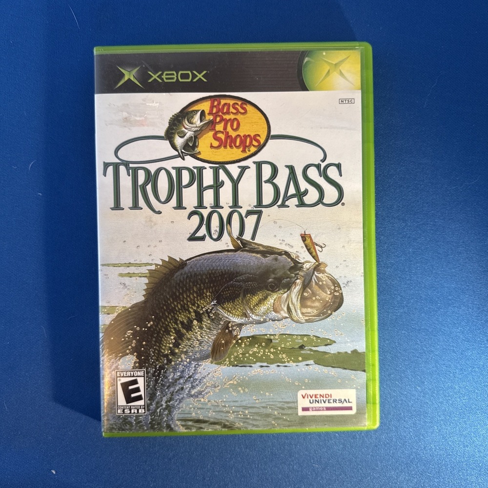 Bass Pro Shops Trophy Bass 2007 Xbox Complete in Box CIB Fishing